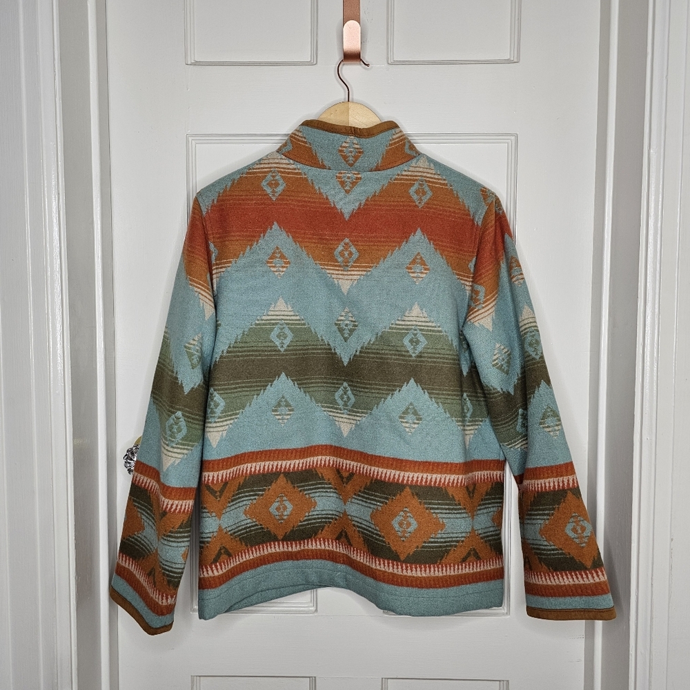 VTG Pendleton Aztec Blanket Jacket - Picture 7 of 16